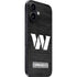 NFL Washington Commanders Black and White iPhone 16 Plus Skin
